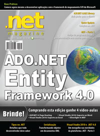 Revista .net Magazine Edio 73: ADO.NET Entity Framework 4.0